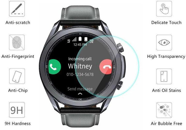 Захисна плівка Drobak для Samsung Galaxy Watch 3 45 мм (313129) - зображення 2