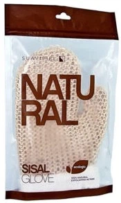 Мочалка-рукавичка для душу зі сизалю Suavipiel Natural (8410262100240) - зображення 2
