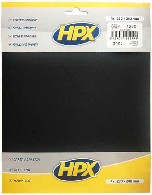 Абразивні аркуші HPX P1200 для вологого шліфування 8 шт. (KOMPLEKT_235936) - зображення 2