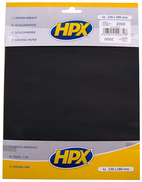 Абразивні аркуші HPX P2000 для вологого шліфування 8 шт. (KOMPLEKT_235939) - зображення 2