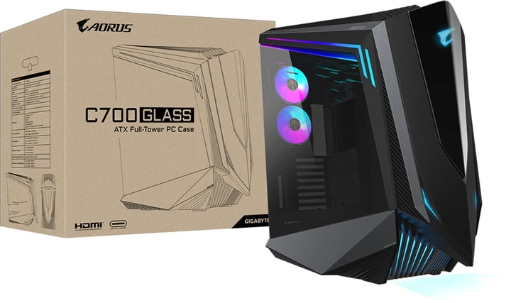 Корпус Gigabyte Aorus C700 Glass - зображення 10
