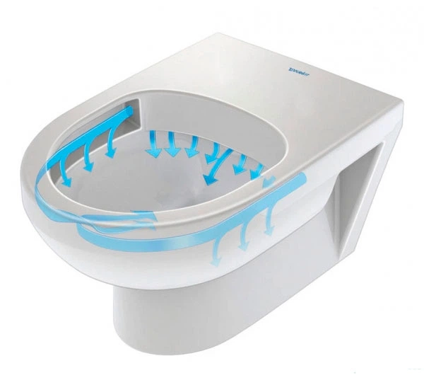 Унитаз подвесной DURAVIT Durastyle Basic Rimless 45620900A1 с сиденьем Soft Close - Фото 3 Унитаз подвесной DURAVIT Durastyle Basic Rimless 45620900A1 с сиденьем Soft Close - изображение 3