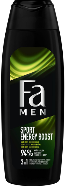 Акція на Гель для душу Fa Men Sport Energy Boost з ароматом гуарани та женьшеню 750 мл від Rozetka