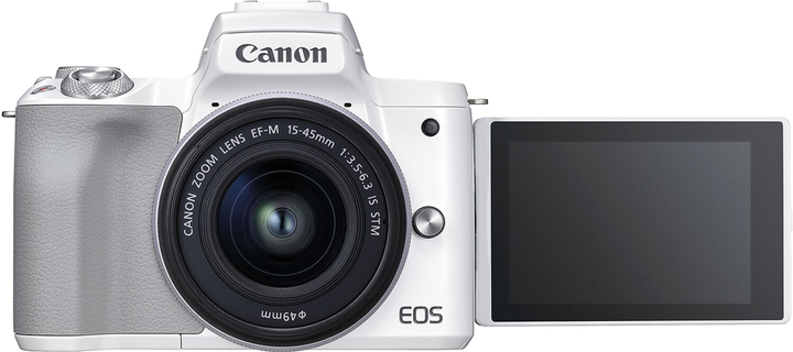 Фотоаппарат Canon EOS M50 Mark II + 15-45 IS STM Kit White