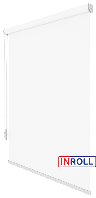 Ролета тканевая INROLL Есо-Mini 42,5х165 см Len Белый 800 - Фото 2 Ролета тканевая INROLL Есо-Mini 42,5х165 см Len Белый 800 - изображение 2
