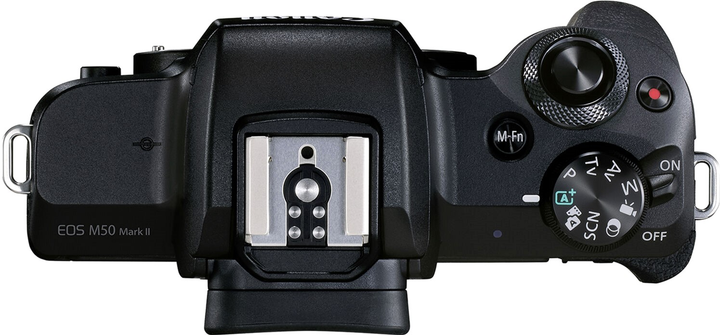 Canon eos M50 Canon EF-M 15-45mm 動作品 Фотоаппарат Canon EOS M50 Mark II + 15-45 IS STM Kit White