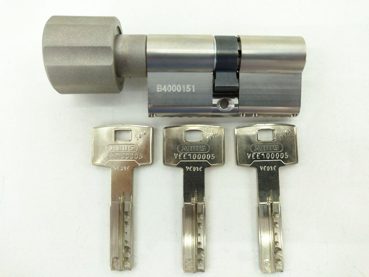 Цилиндр Abus Vela 1000 MX 100 мм (55х45T) ключ/тумблер - изображение 6