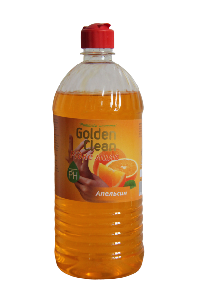 Рідке мило Golden Clean 1 л апельсин - Фото 1 Рідке мило Golden Clean 1 л апельсин - зображення 1