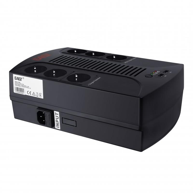 ИБП East EA-280P USB, Lin.int, 6 х Euro, USB, пластик (05900091) - изображение 3