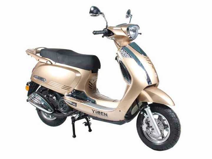 Скутер Yiben yb125t-12 Золотой – фото, отзывы, характеристики в