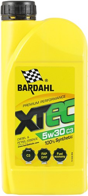 Buy Bardahl engine oil XTEC 5W-40 C3 on ADAM UA