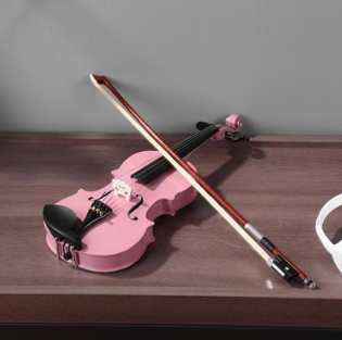 Скрипка 1/8 Violin Linden Розовая - изображение 2
