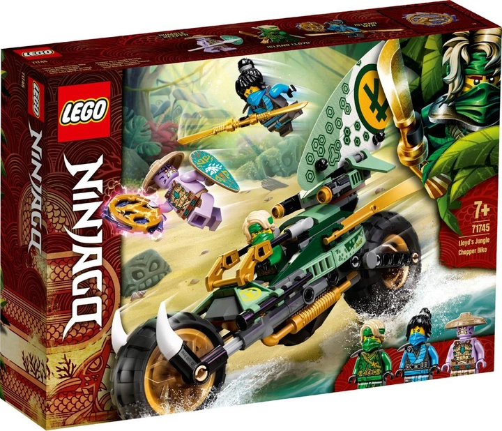 Lego Ninjago Мотоцикл Ллойда для джунглей 71745 – игрушки с