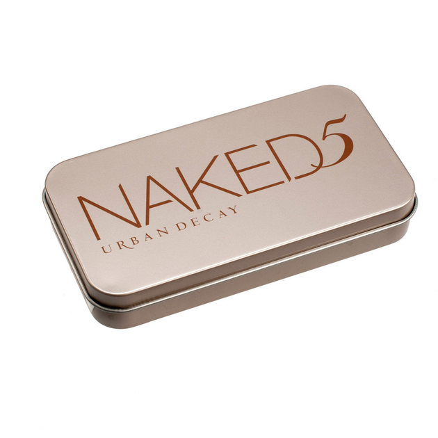 Набор кистей для макияжа Naked 5 в металлическом боксе 7 штук - изображение 3