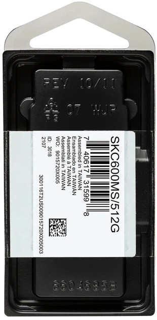 Kingston SSD KC600 512GB mSATA SATAIII 3D NAND TLC (SKC600MS/512G) - зображення 9