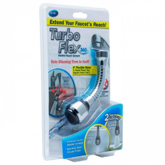 Насадка на кран Turbo Flex 360 Аератор (401257) - зображення 5