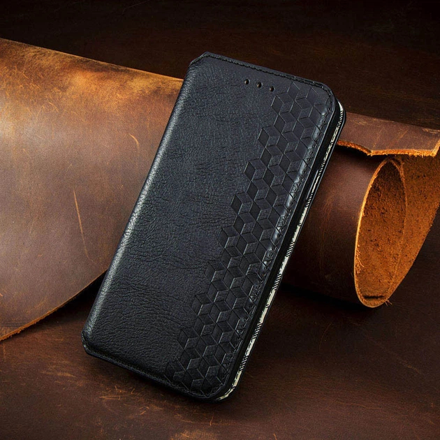 Чехол книжка на Xiaomi Redmi 10/ для Ксяоми, ксиоми редми 10 кожаный Черный - изображение 5