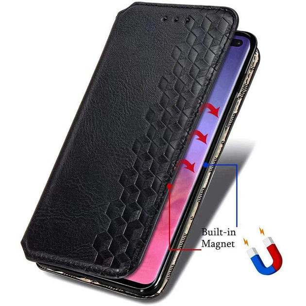 Чохол книжка на Xiaomi Mi 10T / Mi 10T Pro / для Ксяомі, сяомі, ксіомі Мі 10т / Мі 10т про штучна шкіра Чорний магніт - зображення 5