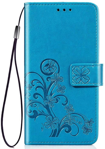 Чохол Clover для Xiaomi Redmi Note 12 книжка шкіра PU з візитницею блакитний - зображення 2
