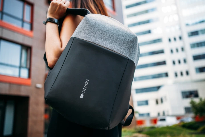 Рюкзак для ноутбука Canyon 15.6" Black/Grey (CNS-CBP5BG9) - зображення 7