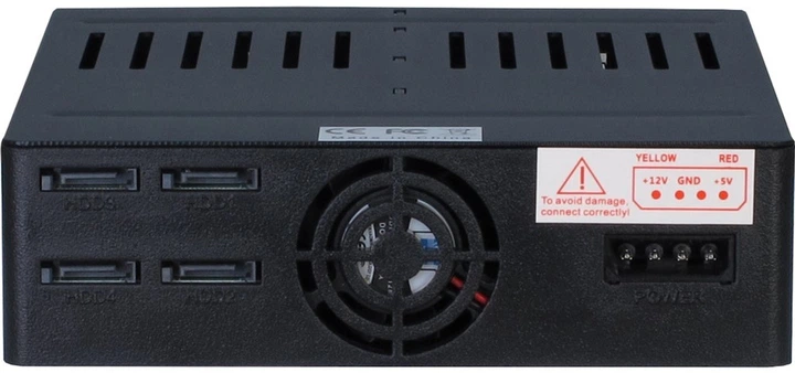 Внутрішня кишеня Sinan 5.25" для 4 x HDD 2.5" SATA (X-3531) - зображення 2