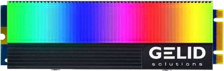 Радиатор для SSD Gelid Glint ARGB M.2 2280 SSD 73x24x15 мм (M2-RGB-01) - изображение 2