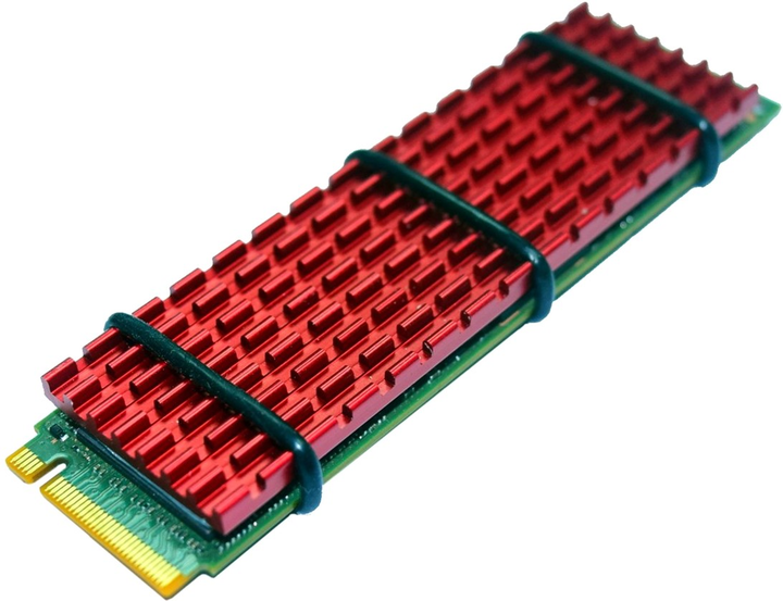 Радиатор для SSD Gelid SubZero M.2 SSD 70x20х3 мм Red (HS-M2-SSD-10-A-4 ...