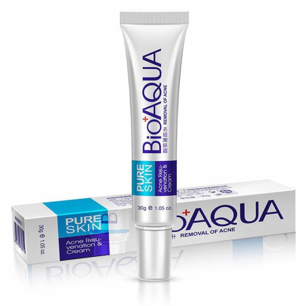Крем для обличчя BIOAQUA Pure Skin Acne від прищів і запалень, на ...