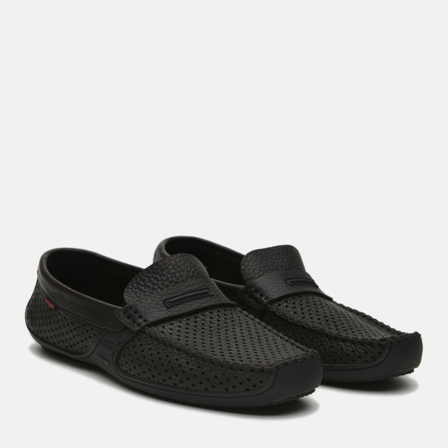Мужские мокасины с перфорацией Prime Shoes 10-064-30100 40 26.5 см Черные (2000000161525) 
