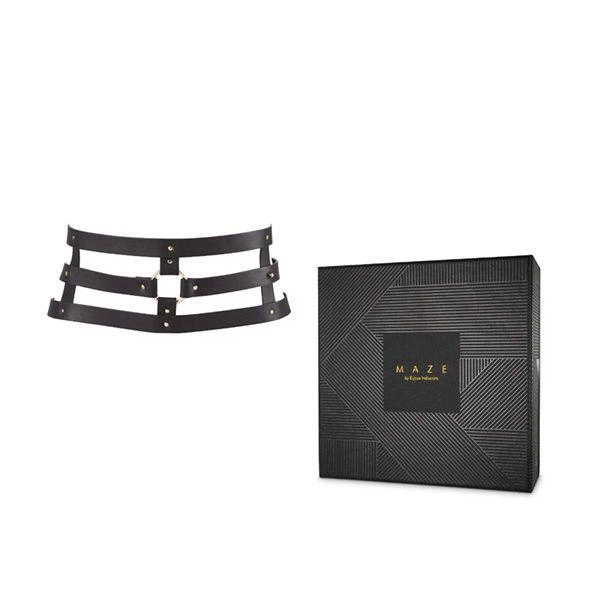 Портупея-пояс Bijoux MAZE Wide Belt and Restraints Black - зображення 2