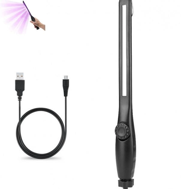 Портативна USB ультрафіолетова бактерицидна лампа паличка -УФ побутової стерилізатор дезінфекція (0453782) - зображення 1