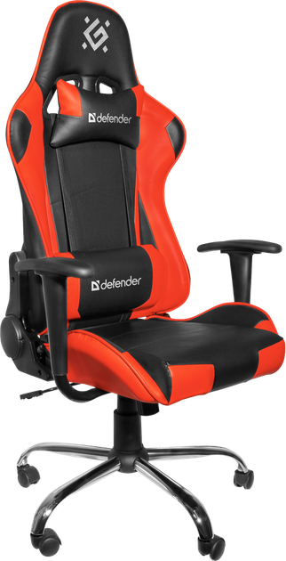 Крісло для геймерів Defender Azgard Black/Red (64358) - Фото 1 Крісло для геймерів Defender Azgard Black/Red (64358) - зображення 1
