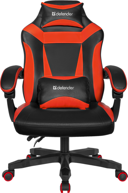 Кресло для геймеров Defender Master Black/Red (64359) - изображение 2