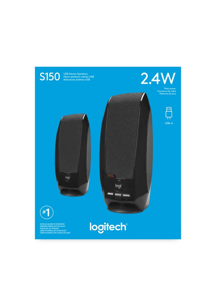 ALTAVOCES LOGITECH S150 2.0 (USB) (NEGRO) ( 980-000029 )