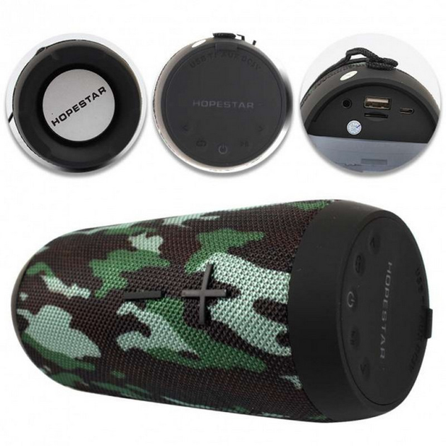 Портативная акустическая Bluetooth колонка с влагозащитой Hopestar P7 ...
