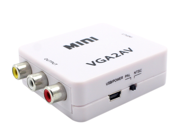 Конвертор-переходник из VGA в RCA / AV (VGA2AV) - Фото 2 Конвертор-переходник из VGA в RCA / AV (VGA2AV) - изображение 2
