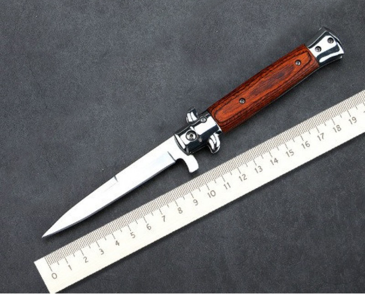 Выкидной нож стилет B-84 коричневый - изображение 2
