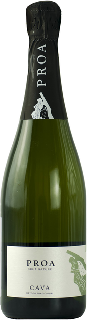 Вино ігристе Proa Cava Brut Nature біле брют Натюр 0.75 л 11.5% (8413216100877) - зображення 1