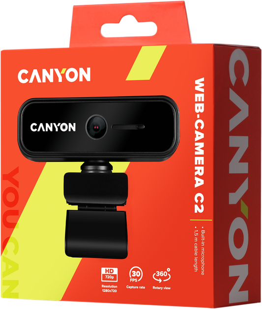 Kamera internetowa Canyon C2 Full HD (CNE-HWC2) - obraz 4