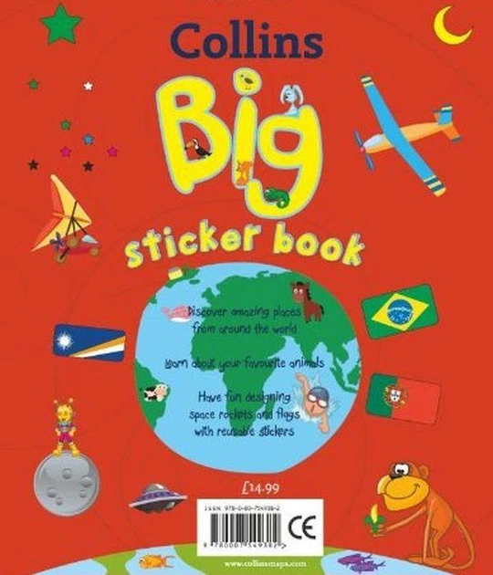 Collins Big Sticker Book фото, отзывы, характеристики в интернетмагазине ROZETKA от продавца