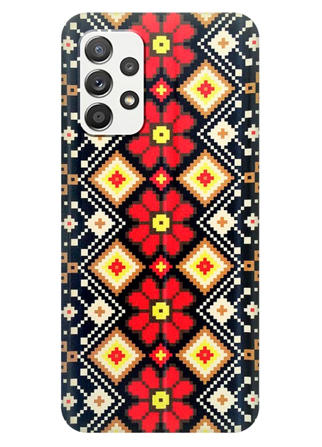 Силиконовый чехол ПринтОК для Samsung Galaxy A52 - Украинские узоры - Фото 1 Силиконовый чехол ПринтОК для Samsung Galaxy A52 - Украинские узоры - изображение 1