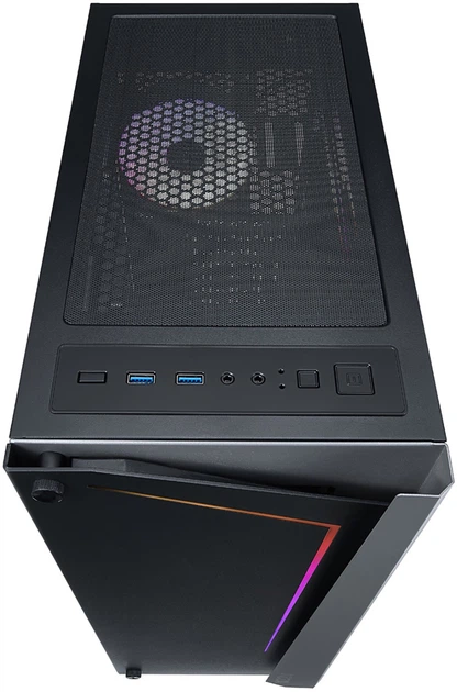 Obudowa AZZA APOLLO 430B DF2 Czarna - obraz 4