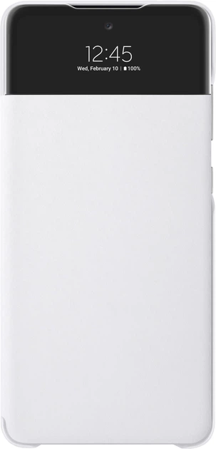 Чохол-книжка Samsung Smart S View Wallet Cover для Galaxy A72 White (EF-EA725PWEGRU) - зображення 2
