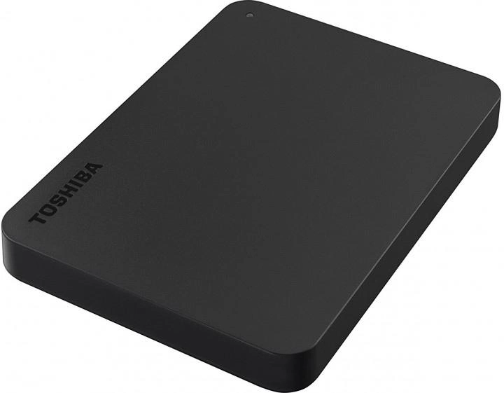 Жесткий диск Toshiba Canvio Basics + USB-C адаптер 2TB HDTB420EK3ABH / HDTB420EK3AB 2.5" USB 3.2 Gen1 External Black - изображение 2
