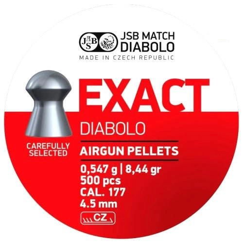 Пули JSB Diabolo EXACT 4,5mm. 500шт. 0,547г. - изображение 1