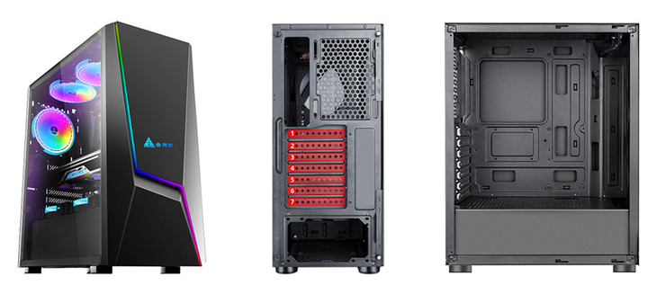 Корпус Golden Field Phantom 2 (1092B) без БП, без вентиляторов, ATX/MicroATX - изображение 4