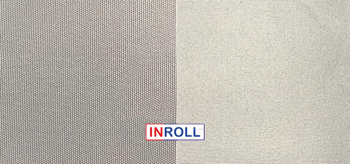 Ролета тканинна INROLL Есо-Mini 55х185 см BO Berlin Сірий 054 Silver - зображення 5