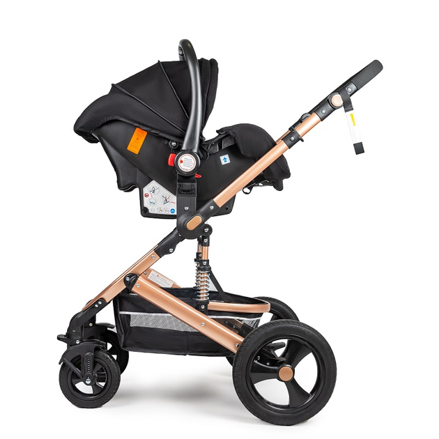 Універсальна коляска трансформер 3в1 Ninos Brava New, Beige - изображение 10