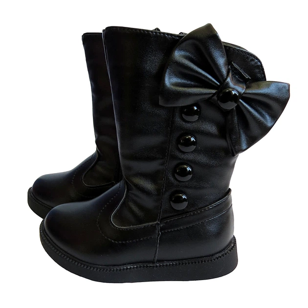 Демисезонные сапоги Fashion shoes для девочки размер 26 Черные 11745 - Фото 1 Демисезонные сапоги Fashion shoes для девочки размер 26 Черные 11745 - изображение 1