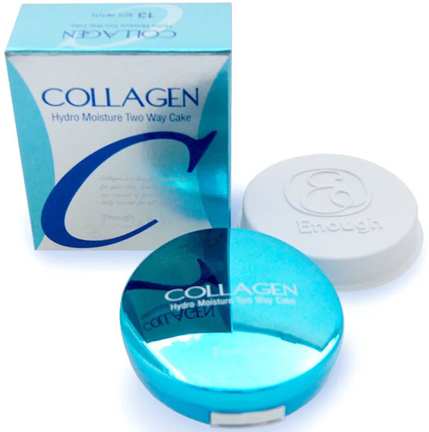 Компактная пудра для лица Enough Коллаген Collagen Hydro Moisture Two ...